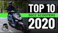 Top 10 50cc Scooters 2020! Best options for a CBT!