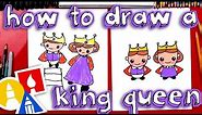 How To Draw A King And Queen