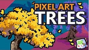 How To Draw Pixel Art Trees | Pixel Art Tutorial