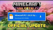 🔥Minecraft Pe 1.20.31 Official Version | Minecraft Pocket Edition Official Update!