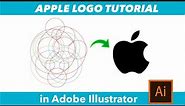 How to design the Apple logo in Adobe Illustrator