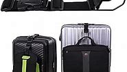 Vigorport Luggage Hook Strap,J Hook for add a Bag Luggage,Multi Adjustment Bag Strap Hook with Hands Free(Black-Large Size)