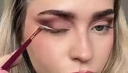 #reels #viralreels #eyes #makeup This new eyeliner style is all about creating a bold and graphic look. It involves drawing a thick, straight line across the upper lid and extending it outwards, creating a "wing" effect. The result is a dramatic and edgy look that's perfect for a night out. | Beauty Brigade