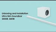 Ultra Slim Soundbar: How to unbox and install | Samsung