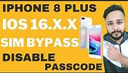 IOS 16.7.7 - Passcode Disable Bypass with Unlock Tool - iPhone 8 Plus Sim Bypass