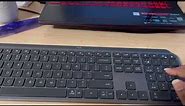 How to connect multiple devices via Bluetooth with MX Keys Logitech wireless Keyboard!