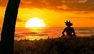 Goku Watching Sunset | Dragon Ball 4K - Live Theme - LiveWallpapers4Free.com