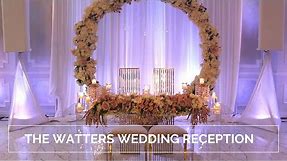 Rose Gold Wedding Reception Decor