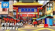 [4K] Petaling Street Market in Chinatown Kuala Lumpur, Malaysia 🇲🇾 Walking Tour Vlog & Travel Guide