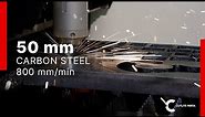 Fiber Laser 30 kW Cutting of Carbon Steel: up to 50mm thick