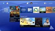 PS4 UI Walkthrough - Menus, Friends, Profile (Playstation 4 User Interface)