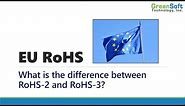 What is the difference between EU RoHS-2 and RoHS-3?