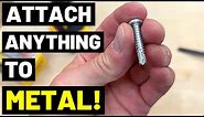 These Screws CAN DRILL STRAIGHT INTO METAL! (Self-Drilling Screws...Fasten Anything To Metal!)