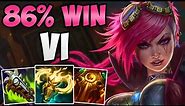 THIS VI MAIN HAS 86% WIN RATE IN CHALLENGER! | CHALLENGER VI JUNGLE GAMEPLAY | Patch 13.1 S13