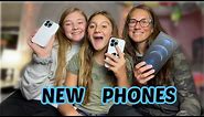 NEW PHONES FOR EVERYONE | IPHONE 13 FOR THE KIDS