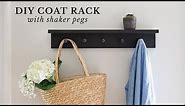 DIY Coat Rack with Shaker Pegs | DIY Key Holder