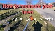 How To Measure Your Lawn