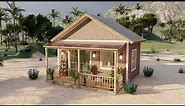 ( 250 Sqft ) Gorgeous Tiny House Design 6 x 4 meters - Free Floor Plan