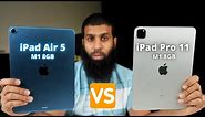 iPad Air 5 2022 vs iPad Pro 11 inch 2021 | Full Comparison