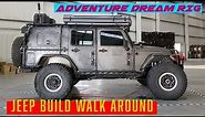 LS Powered Adventure Dream Rig Jeep Walk Around & LMTV Drive -Now on Display at Brownells HQ in Iowa
