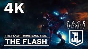 The Flash turns back time | Zack Snyder's Justice League | 4K CLIP