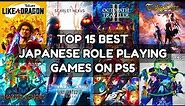 Top 15 Best Japanese Role-Playing Games (JRPG) On PS5 | 2023