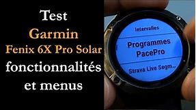 Test Fenix 6X Pro Solar