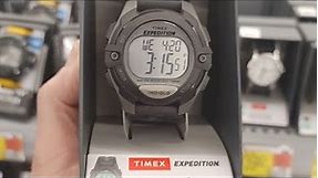 in Walmart Upstate New York checking out Timex Expedition and Casio watches