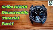 Seiko 6139 Service Tutorial Part 1 - Disassembly of The Calendar Works