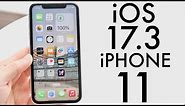 iOS 17.3 On iPhone 11! (Review)