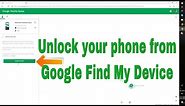 How To Use Google Find My Device || Reset and unlock your Android devices
