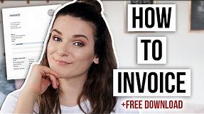 How To Invoice Clients & Avoid Late Payments | FREE Invoice Template