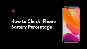 How to Check Battery Percentage on iPhone 11, iPhone 11 Pro, or iPhone 11 Pro Max