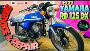 Repairing of Yamaha RD125 DX (1977) - Time Lapse | Motorcycle Restoration - DAMAX Project - Classic
