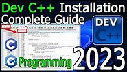 How to install DEV C++ on Windows 10/11 [ 2023 Update ] Latest GCC Compiler for C and C++