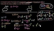Using equations of motion (1 step numerical)