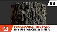 Tree Bark - Procedural Material with Substance Designer | Adobe Substance 3D