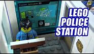 LEGO Police Station with Amazing Full Interior by JANGBRiCKS