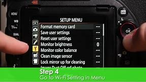 Nikon D750 Wi-Fi Photo Transfer Tutorial - How to Transfer Photos to your Phone