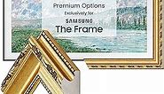 Deco TV Frames - Ornate Gold Smart Frame Compatible ONLY with Samsung The Frame TV (43", Fits 2021-2023 Frame TV)