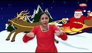 Jingle Bells With Actions | Nursery Rhymes For Kids With Lyrics | Action Songs For Children