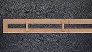 APS 4" x 18' Parking Lot Line Stencil | for Parking Lot Striping | Reusable Parking Lot Stencils for Painting | Parking Line Stencil for Parking Space | Made in USA w/Recycled Cardboard