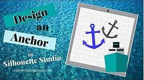 Draw an anchor in Silhouette Studio
