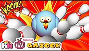 Gazoon - Rock N Roll | Bowling in the Jungle | Funny Animal Cartoons By HooplaKidz Tv