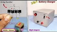 How to Make 2 in 1 Battery Charger | 12 Volt and 24 Volt Battery Charger | 5 Ampere Battery Charger