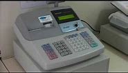 How To Work The Sharp XE-A303 / XEA303 Cash Register