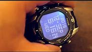 Pulsar PQ2003 Unboxing The Digital watch. Overview. Review. Close-up. Smart watch history series.