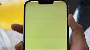 How to Fix iPhone 13 Pro Yellow Screen issue?