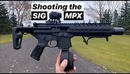 Shooting one of the Most Ergonomic SMG’s - SIG MPX