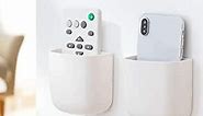 2 Pack Wall Mounted Remote Control Holder with Adhesive